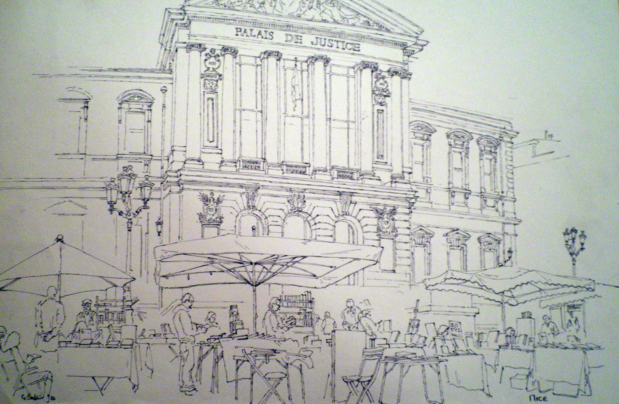 Palais de Justice, Nice, Géraldine Sadlier